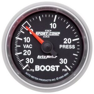 2-1/16 in. BOOST/VACUUM, 30 IN HG/30 PSI, SPORT-COMP II