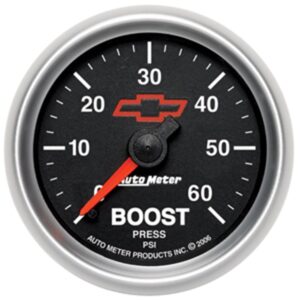 2-1/16 in. BOOST, 0-60 PSI, GM BLACK