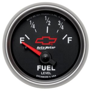 2-1/16 in. FUEL LEVEL, 0-90 O, SSE, GM