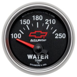 2-1/16 in. WATER TEMPERATURE, 100-250 Fahrenheit, GM BLACK