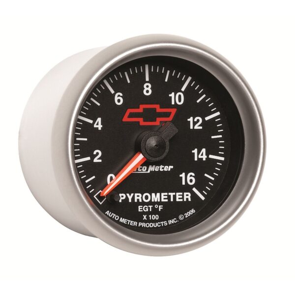 2-1/16 in. PYROMETER, 0-1600 Fahrenheit, GM BLACK