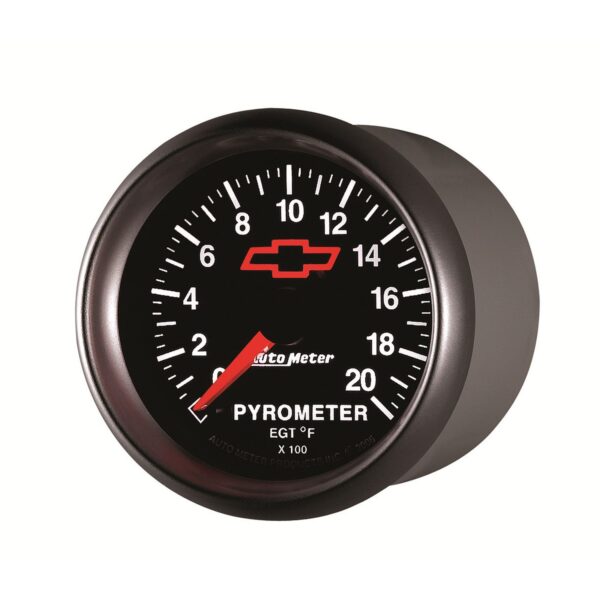 2-1/16 in. PYROMETER, 0-2000 Fahrenheit, GM BLACK