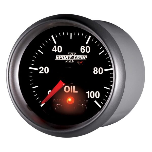 2-1/16 in. OIL PRESSURE, 0-100 PSI, SPORT-COMP II