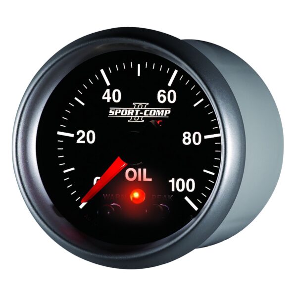 2-1/16 in. OIL PRESSURE, 0-100 PSI, SPORT-COMP II