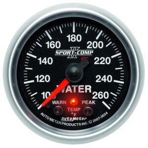 2-1/16 in. WATER TEMPERATURE, 100-260 Fahrenheit, SPORT-COMP II