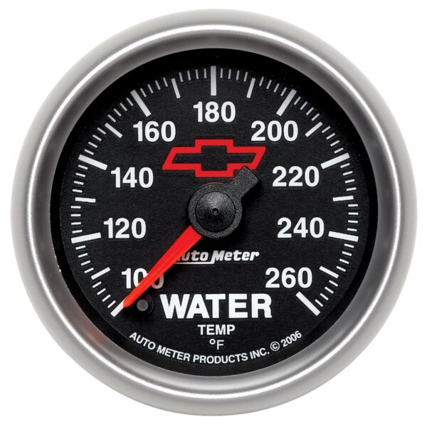 2-1/16 in. WATER TEMPERATURE, 100-260 Fahrenheit, GM BLACK