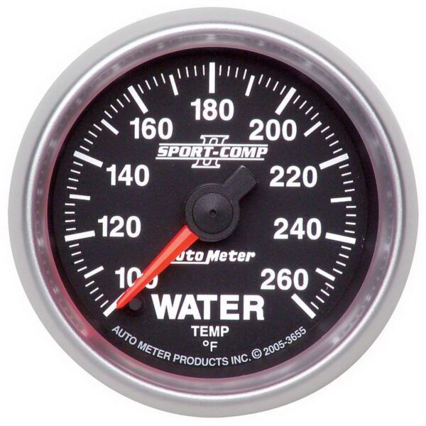 2-1/16in WATER TEMPERATURE, 100-260 deg F, SPORT-COMP II