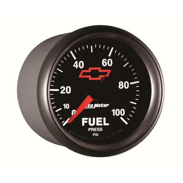 2-1/16 in. FUEL PRESSURE, 0-100 PSI, GM BLACK