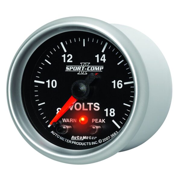 2-1/16 in. VOLTMETER, 8-18V, SPORT-COMP II