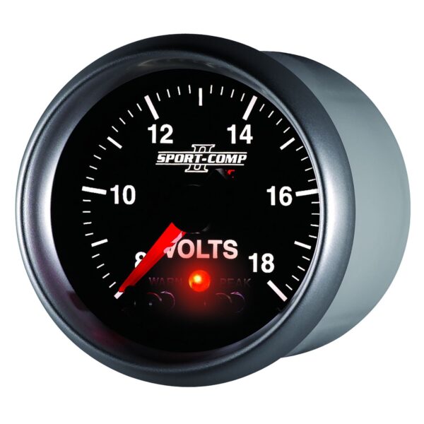 2-1/16 in. VOLTMETER, 8-18V, SPORT-COMP II