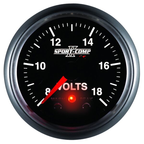 2-1/16 in. VOLTMETER, 8-18V, SPORT-COMP II