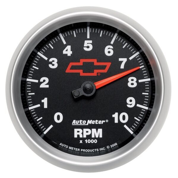3-3/8 in. IN-DASH TACHOMETER, 0-10,000 RPM, GM BLACK