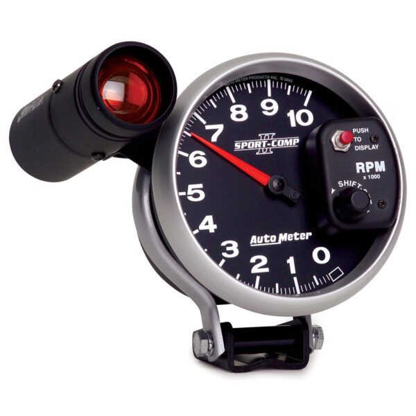 5 in. PEDESTAL TACHOMETER, 0-10,000 RPM, SPORT-COMP II