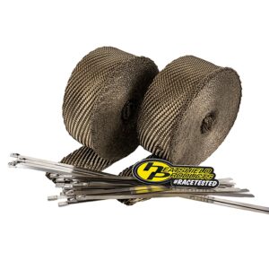 Heatshield Products 372092 - Lava Wrap Kit 2 in x 50 ft (x2) w/ties
