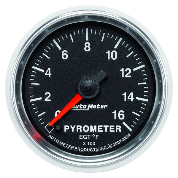 2-1/16 in. PYROMETER, 0-1600 Fahrenheit, GS