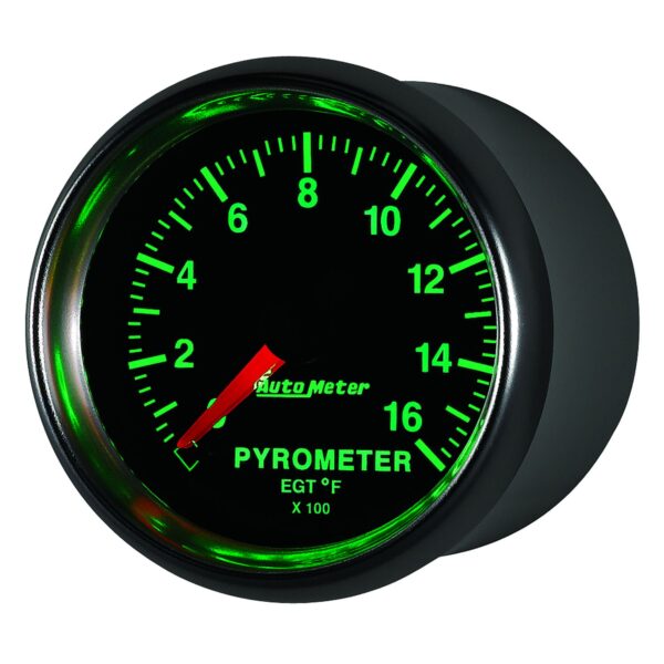 2-1/16 in. PYROMETER, 0-1600 Fahrenheit, GS