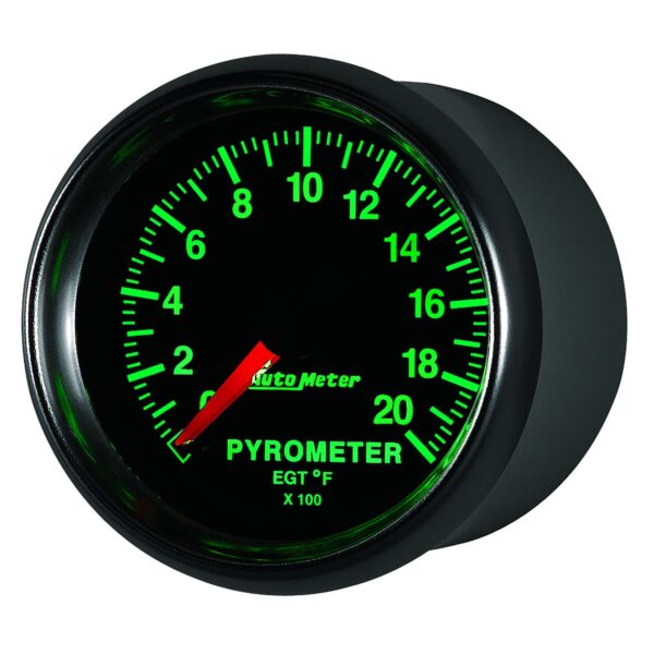 2-1/16 in. PYROMETER, 0-2000 Fahrenheit, GS