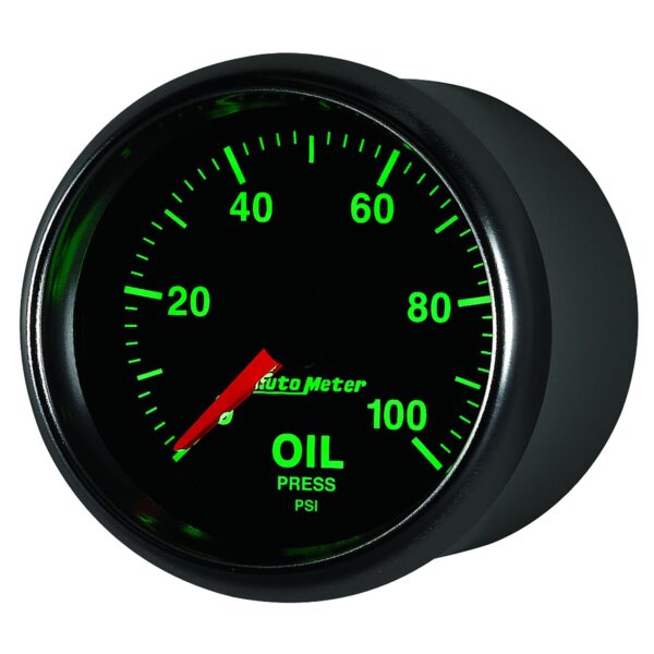 2-1/16 in. OIL PRESSURE, 0-100 PSI, GS