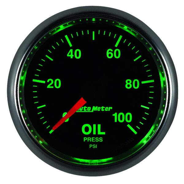 2-1/16 in. OIL PRESSURE, 0-100 PSI, GS