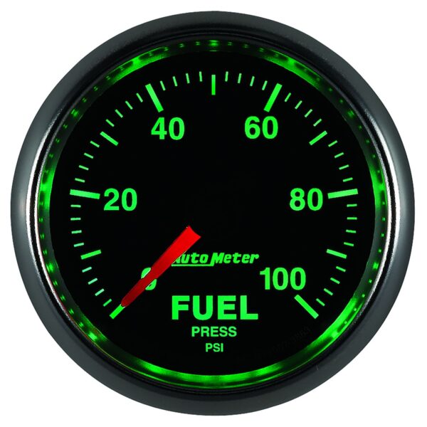 2-1/16 in. FUEL PRESSURE, 0-100 PSI, GS