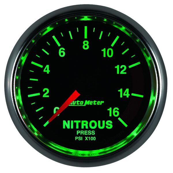 2-1/16 in. NITROUS PRESSURE, 0-1600 PSI, GS