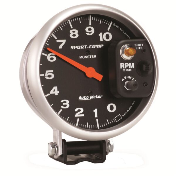 5 in. PEDESTAL TACHOMETER, 0-10,000 RPM, SPORT-COMP