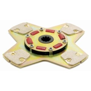 Disc: 400 Series:Sprung Hub Flat 4 Paddle 10.5" X 1-1/8 X 10 Spline