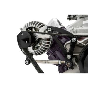 Small Block Chrysler Alternator Bracket - Black