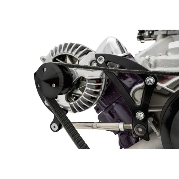 Small Block Chrysler Alternator Bracket - Black