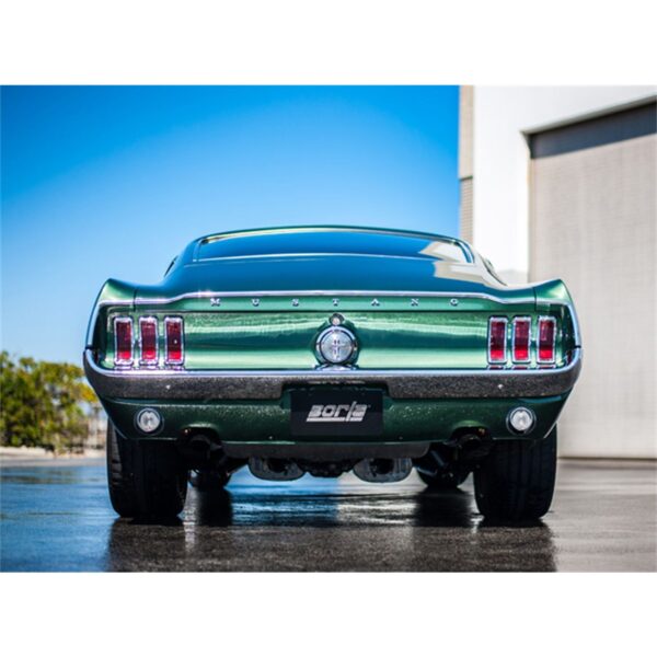 CrateMuffler Muffler Ford Coyote 5.0L V8 Moderate Output 2.5 in. Offset Inlet/ 2.5 in. Center Outlet S-Type