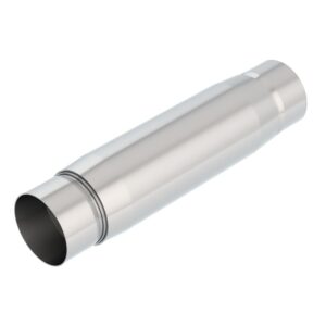 CrateMuffler Resonator 3 in. Center Inlet/ 3 in. Center Outlet 4 in. Round X 10 in. Long Body