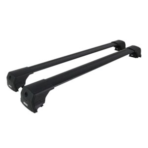 For 2014-2019 Kia Soul Roof Rack Cross Bar Luggage Carrier Black Aluminium 2 Pcs