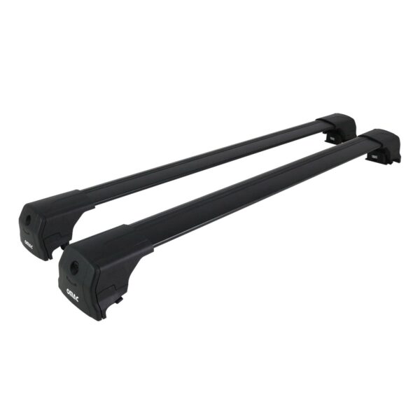 For 2014-2019 Kia Soul Roof Rack Cross Bar Luggage Carrier Black Aluminium 2 Pcs