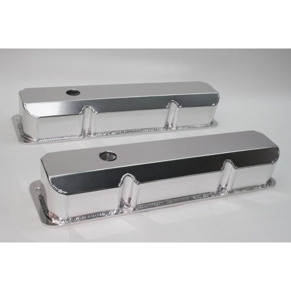 Valve Cover Set, Aluminum, Fabricated Billet Rail