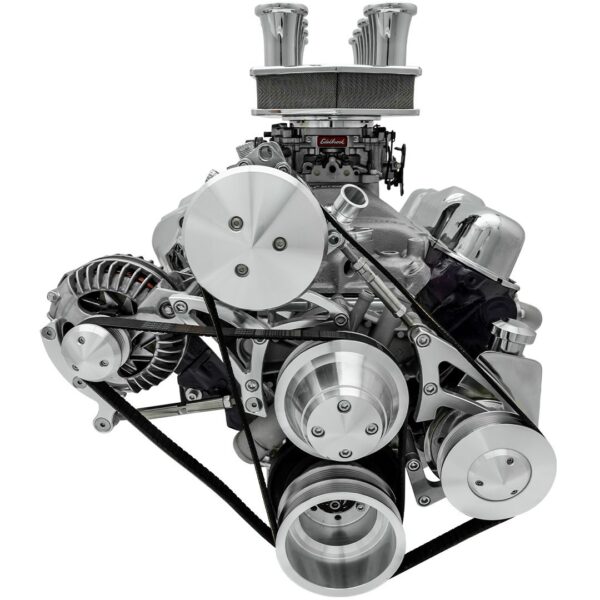 Small Block Chrysler Serpentine Conversion - AC & PS - Saginaw-Key