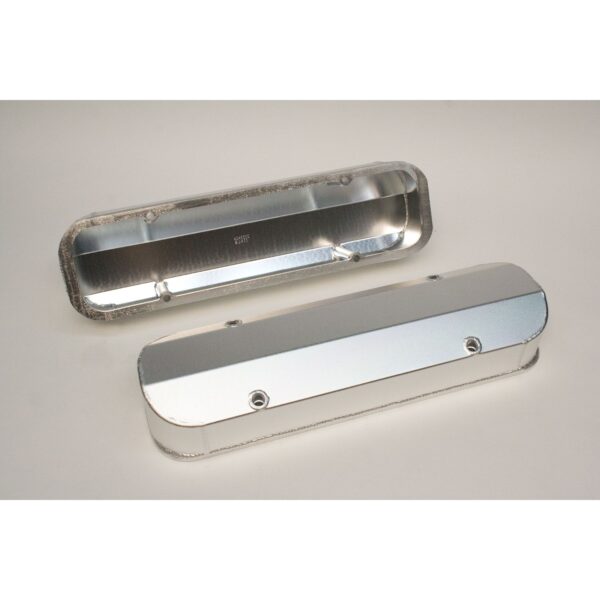 Valve Cover Set, Aluminum, Fabricated Billet Rail
