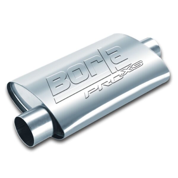 ProXS Muffler 2in Offset Inlet/ 2in Center Outlet 4.25in x 7.88in Oval x 14in Long Body