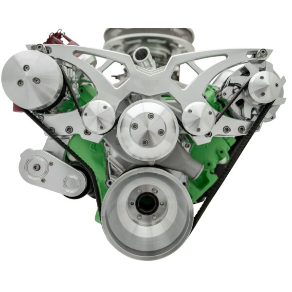 Big Block Chrysler Style Track Serpentine System - AC & ALT