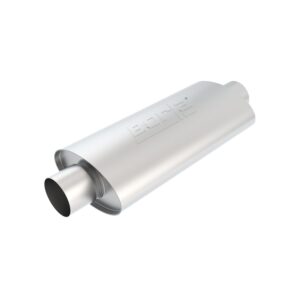 XR-1 Sportsman Racing Muffler 3in Center Inlet/ 3in Center Outlet 4.5in x 7.88in Oval x 16in Long Body