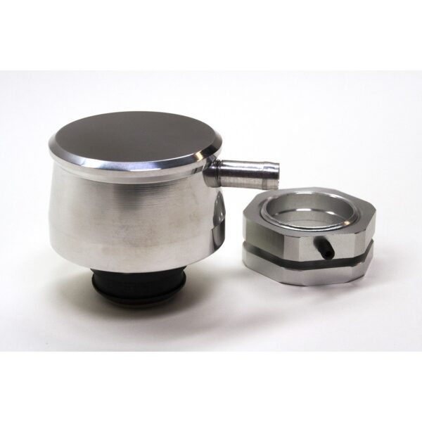 Valve Cover Breather Kit, Push In Style, Polished Billet