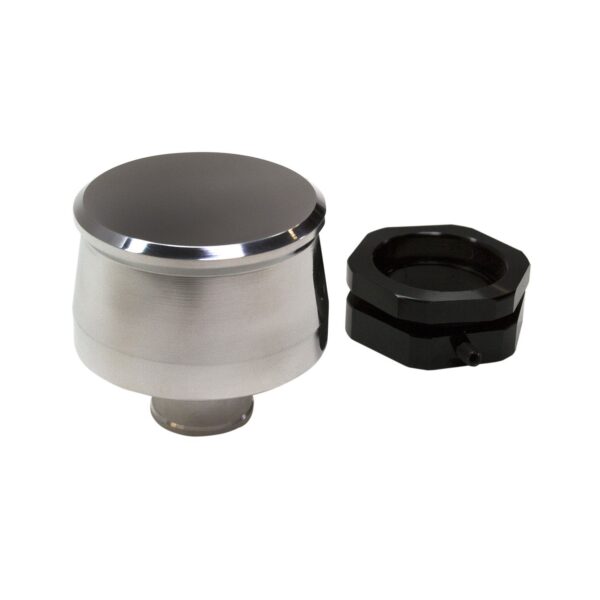 Valve Cover Breather Kit, Push In Style, Black Anodized