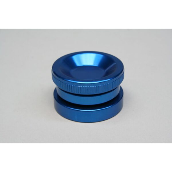Valve Cover Oil Filler Cap, Blue Anodized