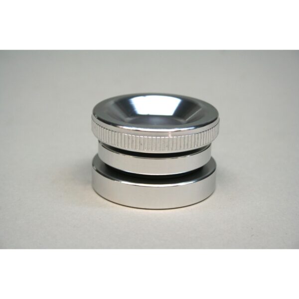 Valve Cover Oil Filler Cap, Silver Anodized
