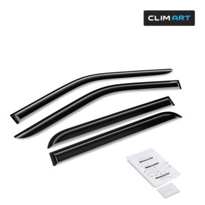 CLIM ART Tape-On Window Deflectors Extra Durable