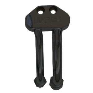 Curved AC Manifold for 7176 Compressors - Black