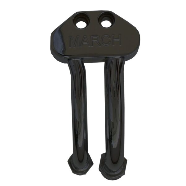 Curved AC Manifold for 7176 Compressors - Black