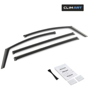 CLIM ART In-Channel Window Deflectors Extra Durable