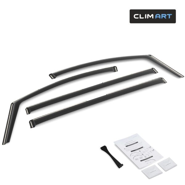 CLIM ART In-Channel Window Deflectors Extra Durable