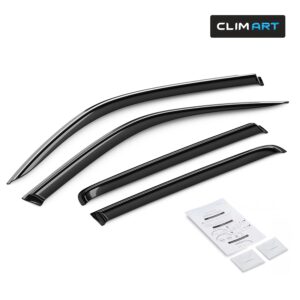 CLIM ART Tape-On Window Deflectors Extra Durable