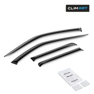 CLIM ART Tape-On Window Deflectors Extra Durable